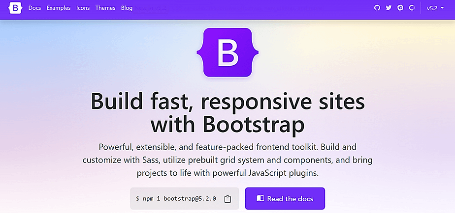 best web design software bootstrap