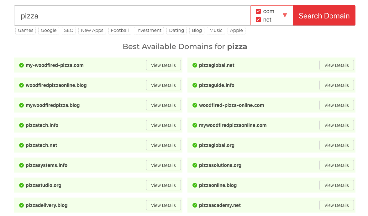 How to make a website? Check a domain name via DomainWheel