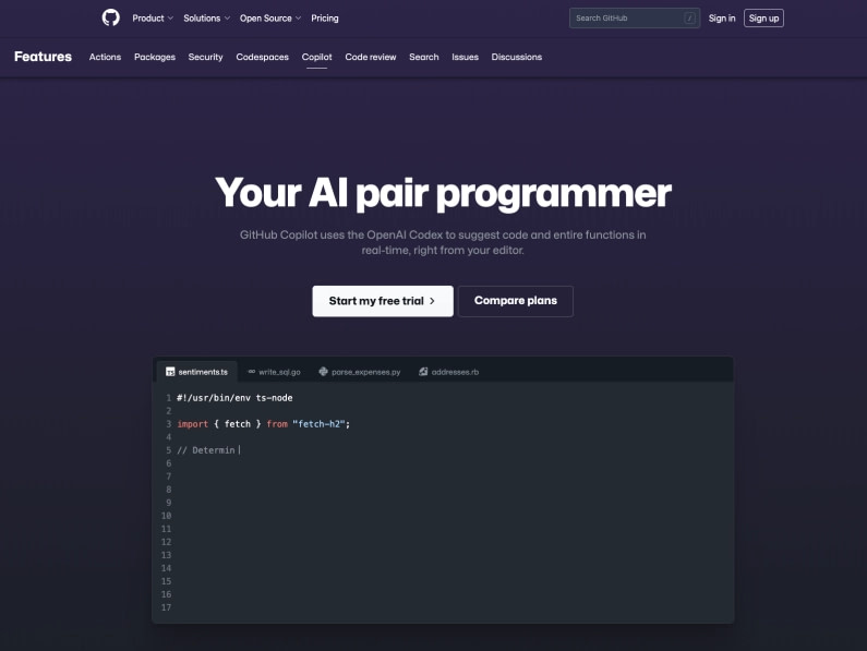 GitHub Copilot is the best AI tool for programming