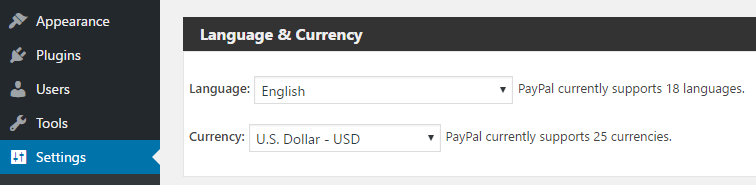 accept payments with WordPress using PayPal button.