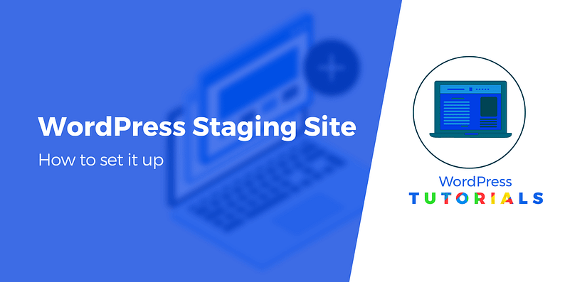 WordPress staging site