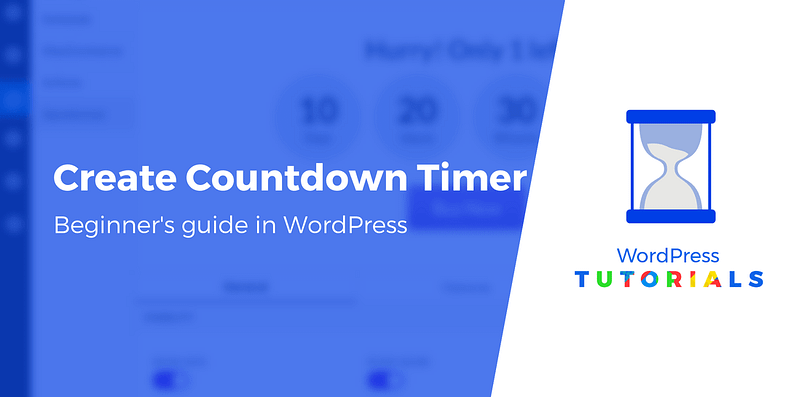 countdown timer in WordPress