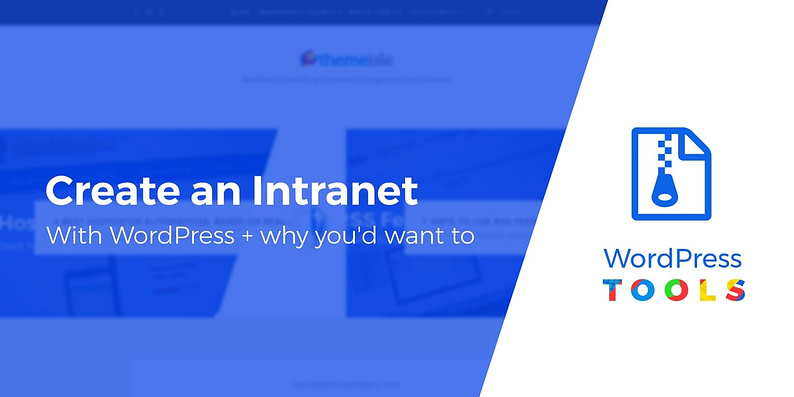 create an intranet with WordPress