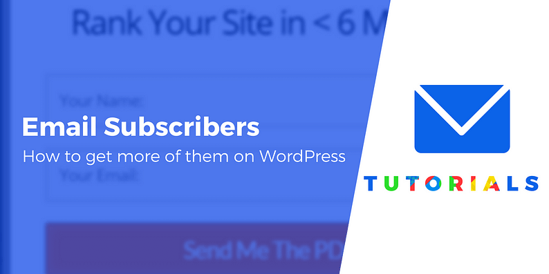 WordPress email subscribers