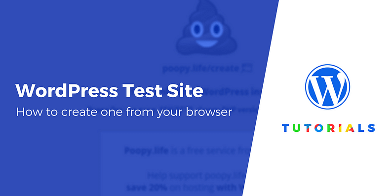 WordPress test site