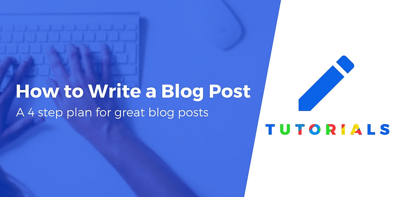 How to write a blog post