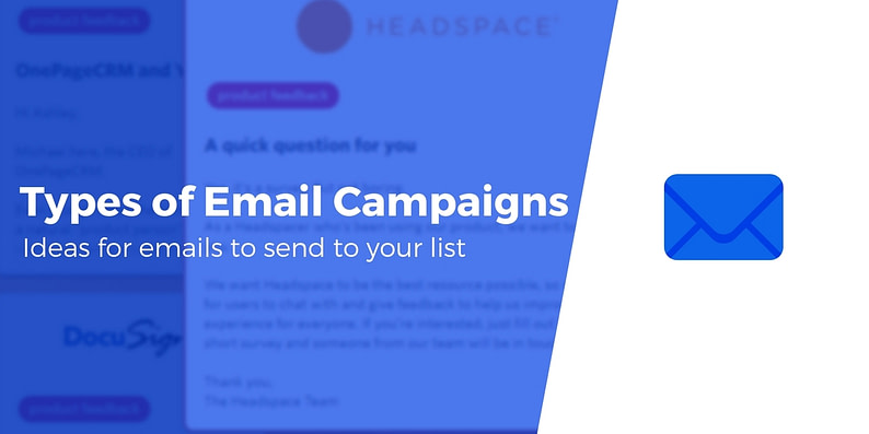 Types of Email Marketing Campaigns