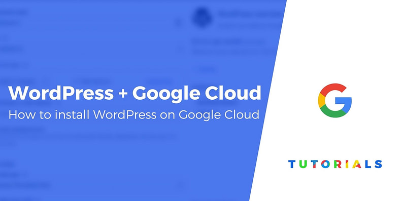 Install WordPress on Google Cloud