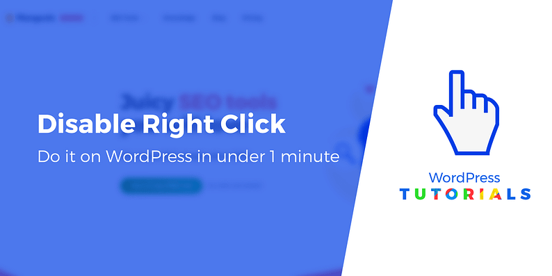 disable right click