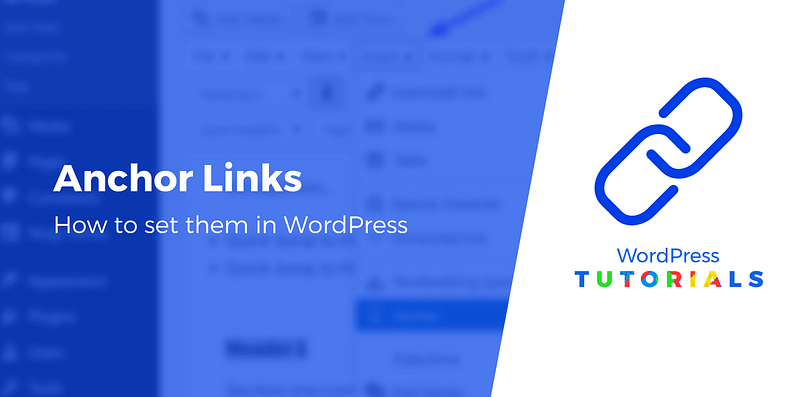 anchor links in WordPress