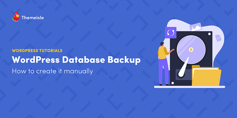 WordPress database backup.