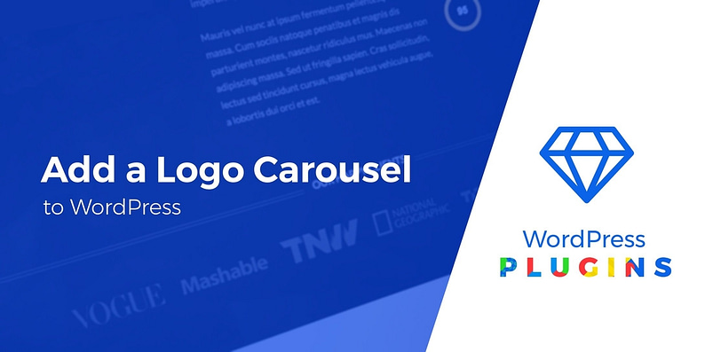 add a logo carousel to WordPress