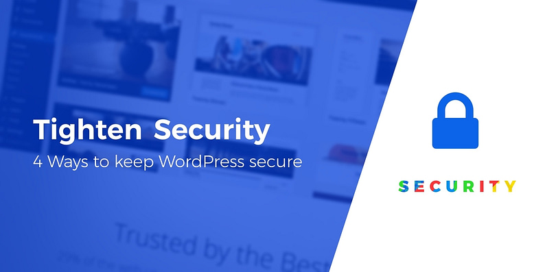 tighten WordPress security
