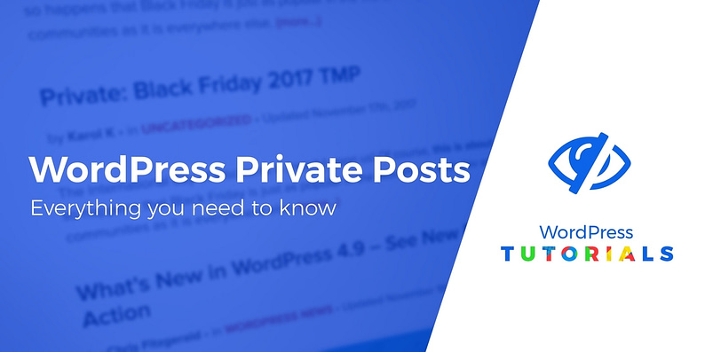 WordPress private posts