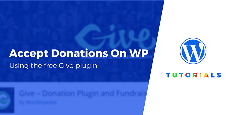 Accept donations on WordPress