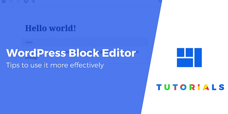 WordPress block editor