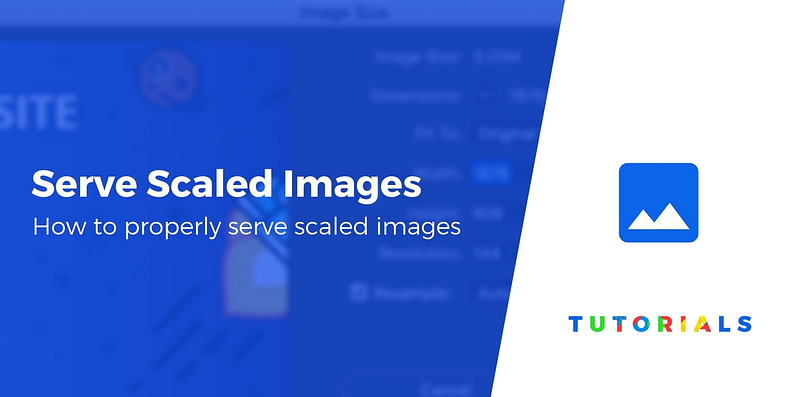 Serve scaled images