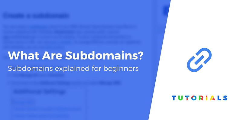 What are subdomains