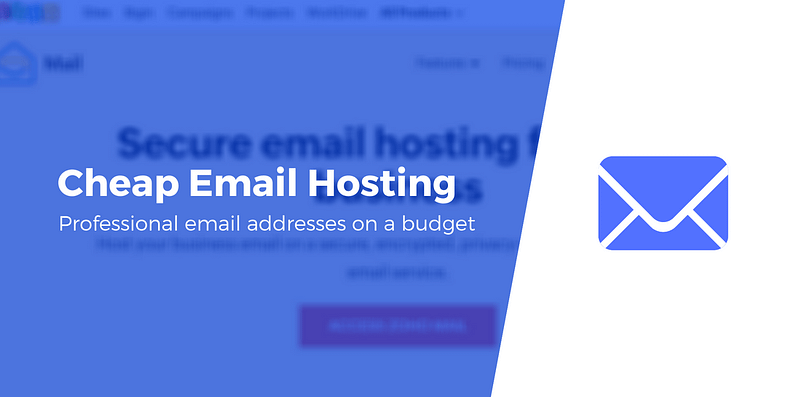 Cheap email hosting