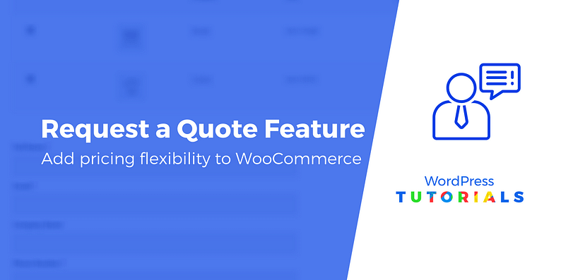 WooCommerce request a quote feature