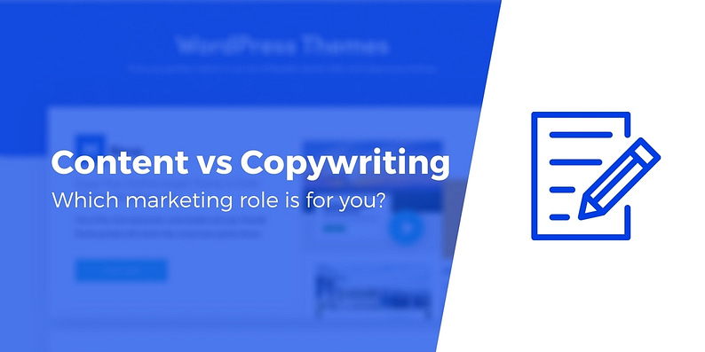Cntent writing vs copywriting