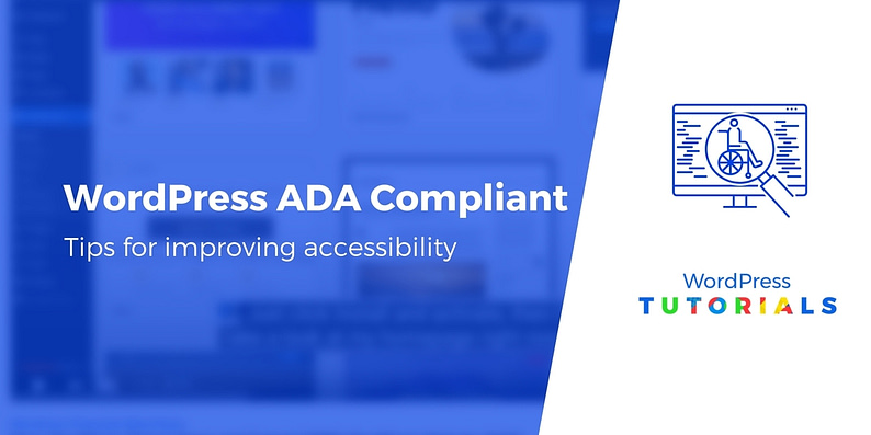WordPress ADA compliant