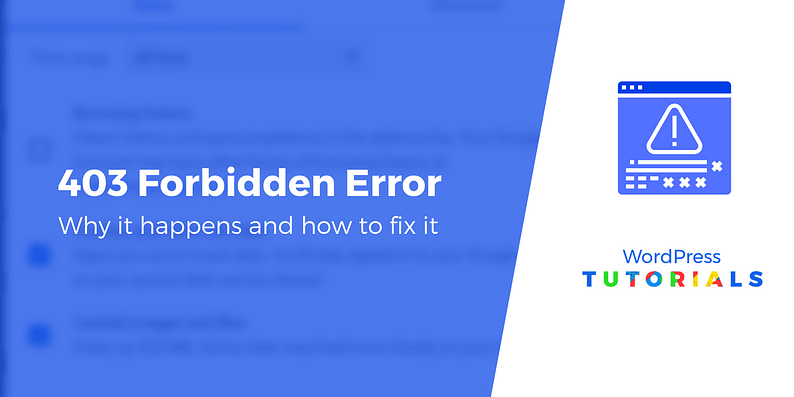 403 Forbidden” Error - What is It and How to Fix It? - SiteGround KB
