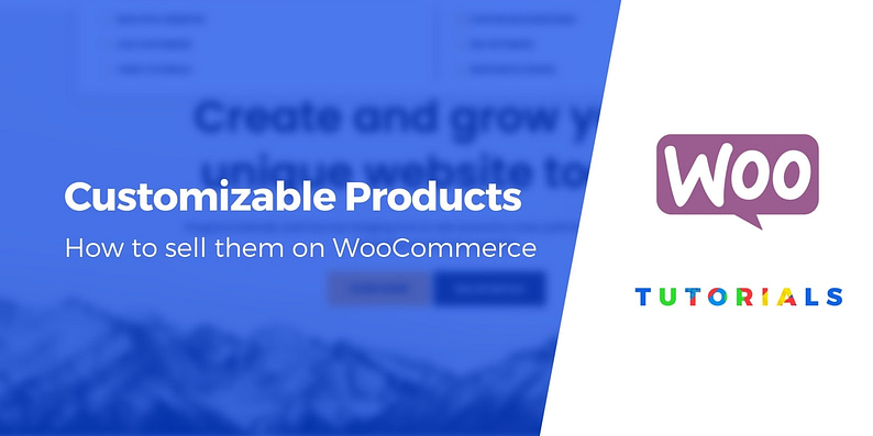 WooCommerce Customizable Products