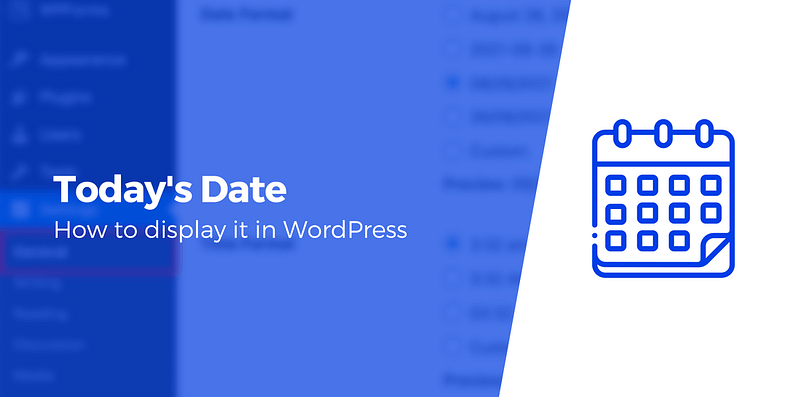 display today's date in WordPress