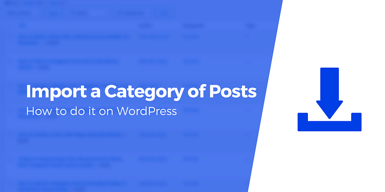 import a category of posts