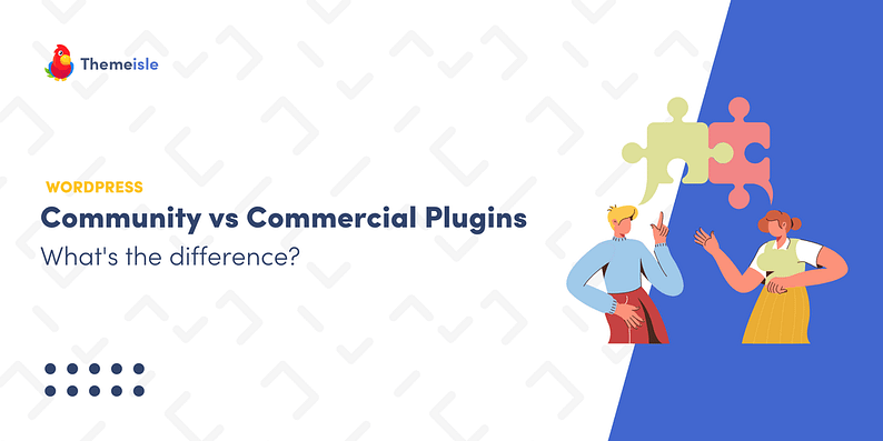 community vs commercial plugins.
