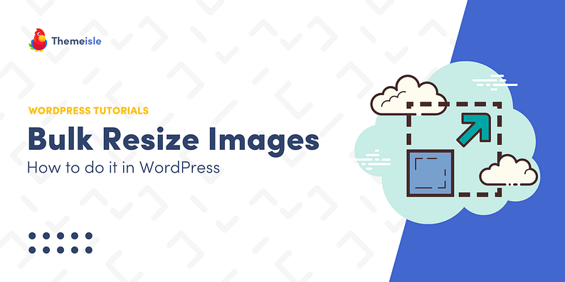 Bulk resize images in wordpress.