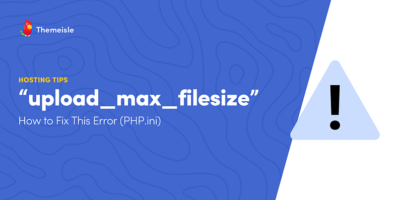 The uploaded file exceeds the upload_max_filesize directive in PHP.ini.
