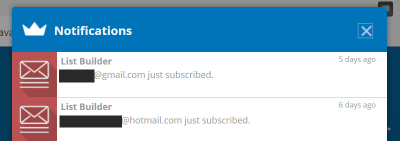 Exit Intent Pop-ups Notifications