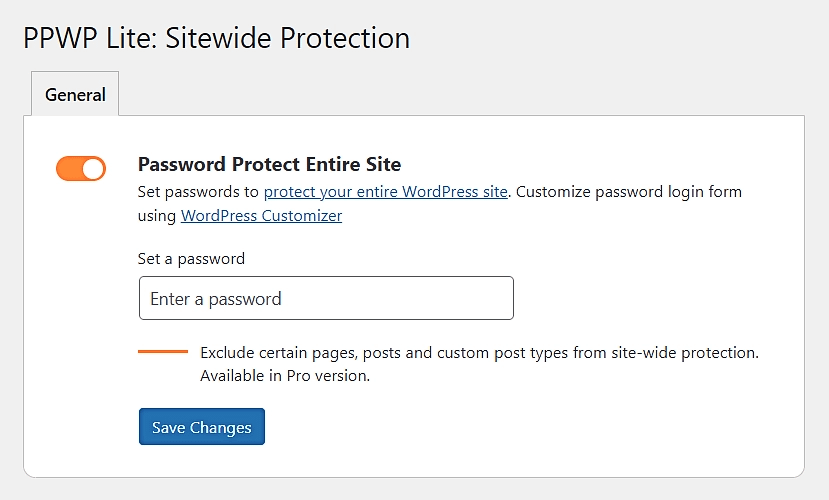 How To Password Protect Your Entire WordPress Site For Free