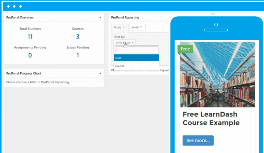 The LearnDash WordPress LMS plugin homepage.