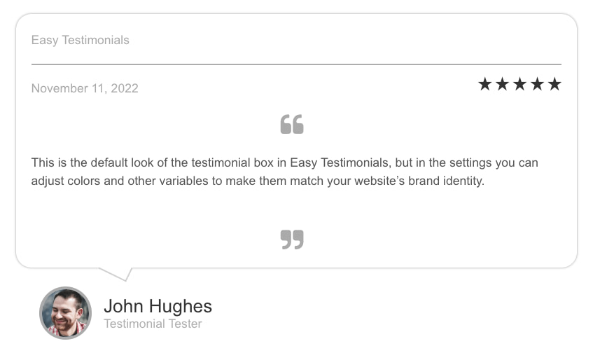 Easy testimonials WordPress plugin