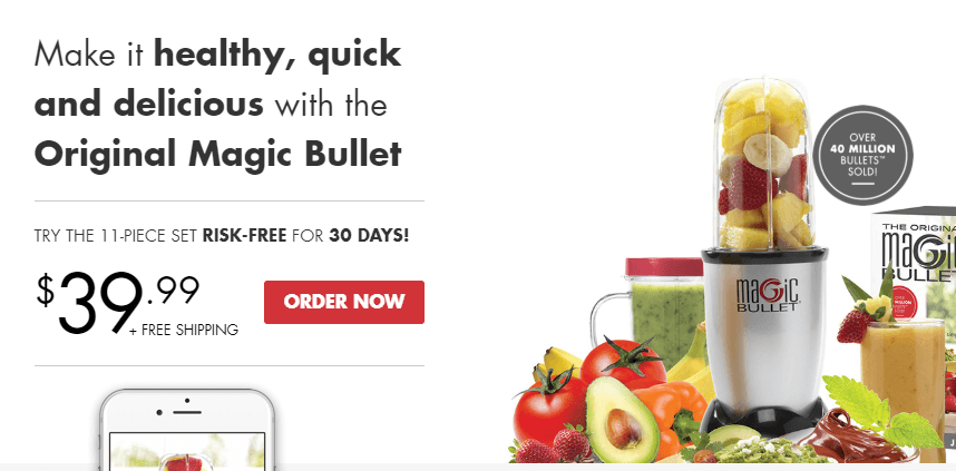 The Magic Bullet website.