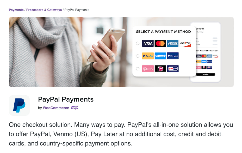 The PayPal Checkout plugin.