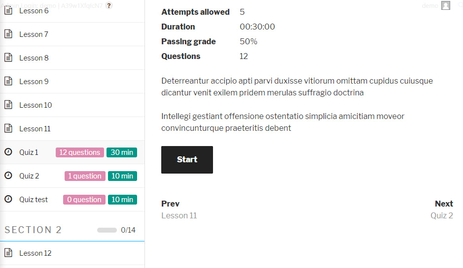 Quiz on the front-end