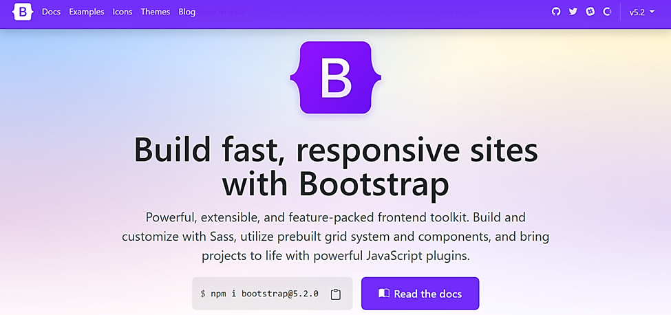 Web developers swear by Bootstrap and many say it's the best web design software there is.