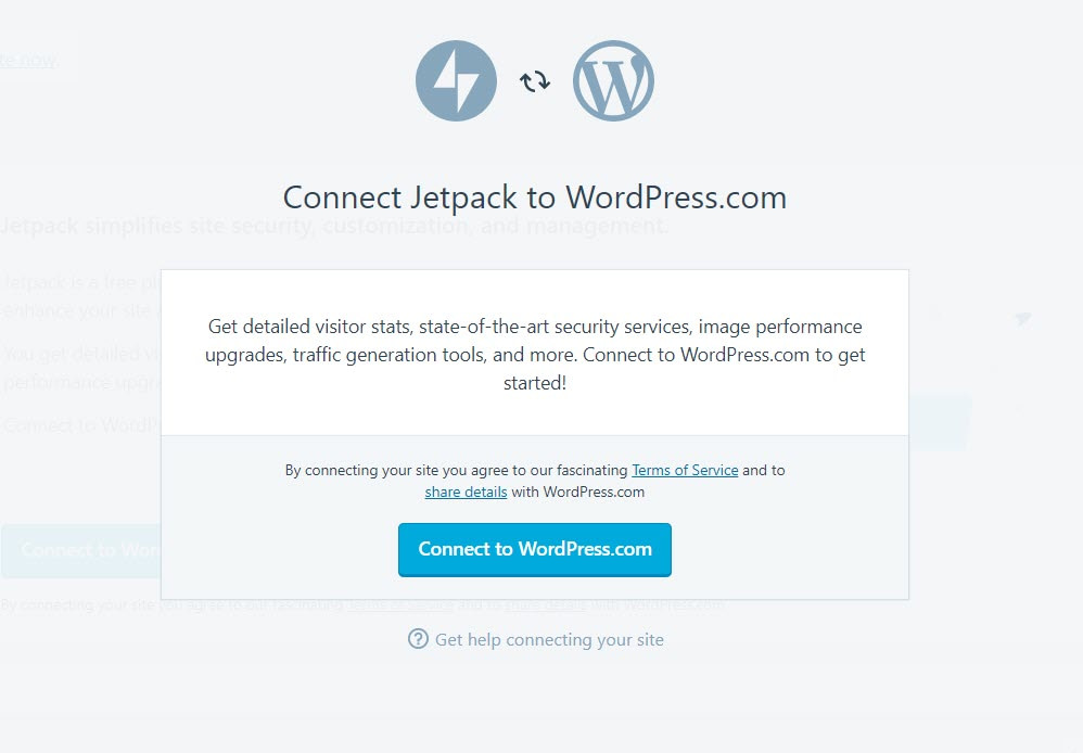 Подключитесь к WordPress.com