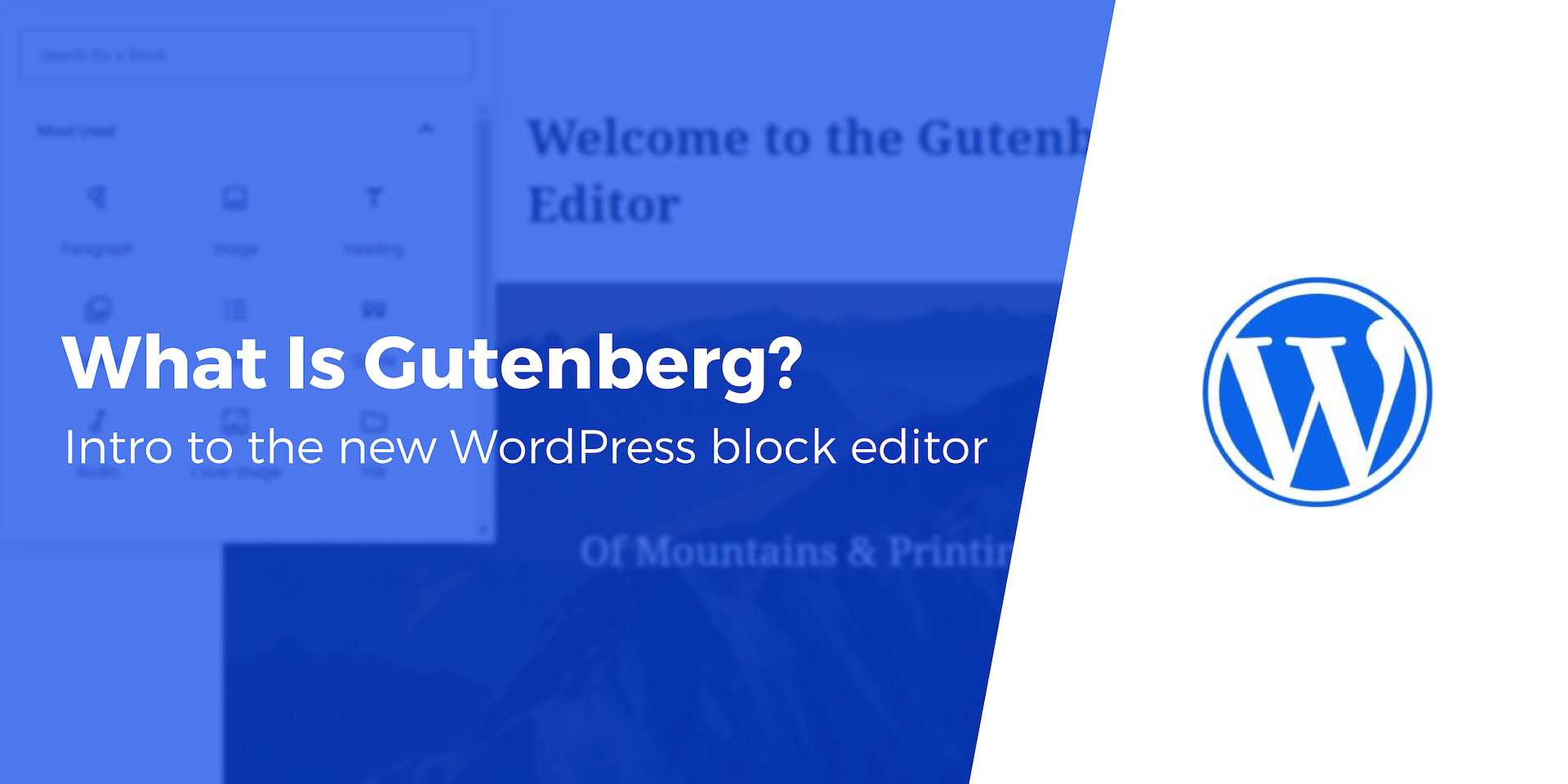 What Is Gutenberg An Intro To The Wordpress Block Editor