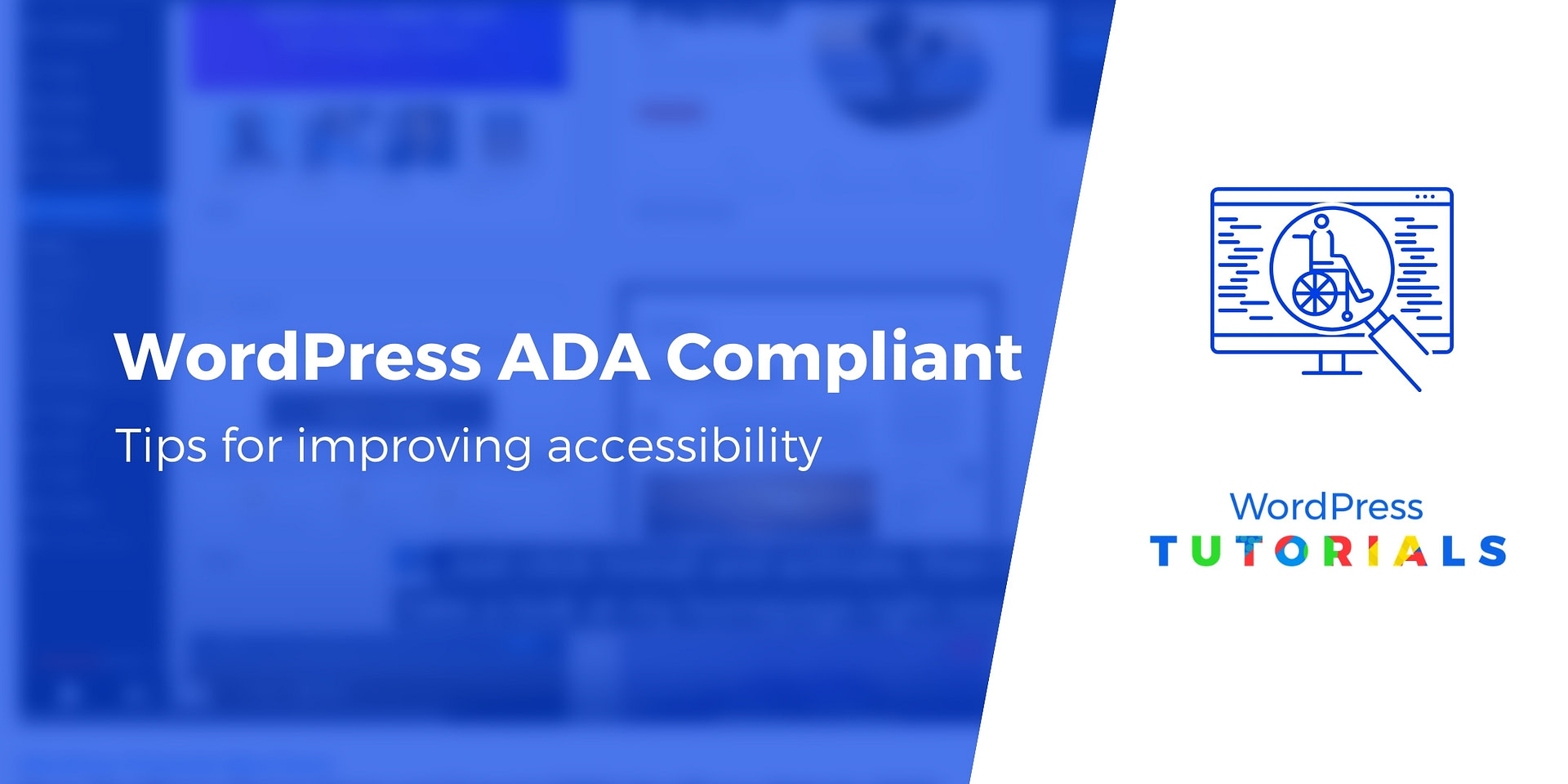 How to Create a WordPress ADA Compliant site in 2023
