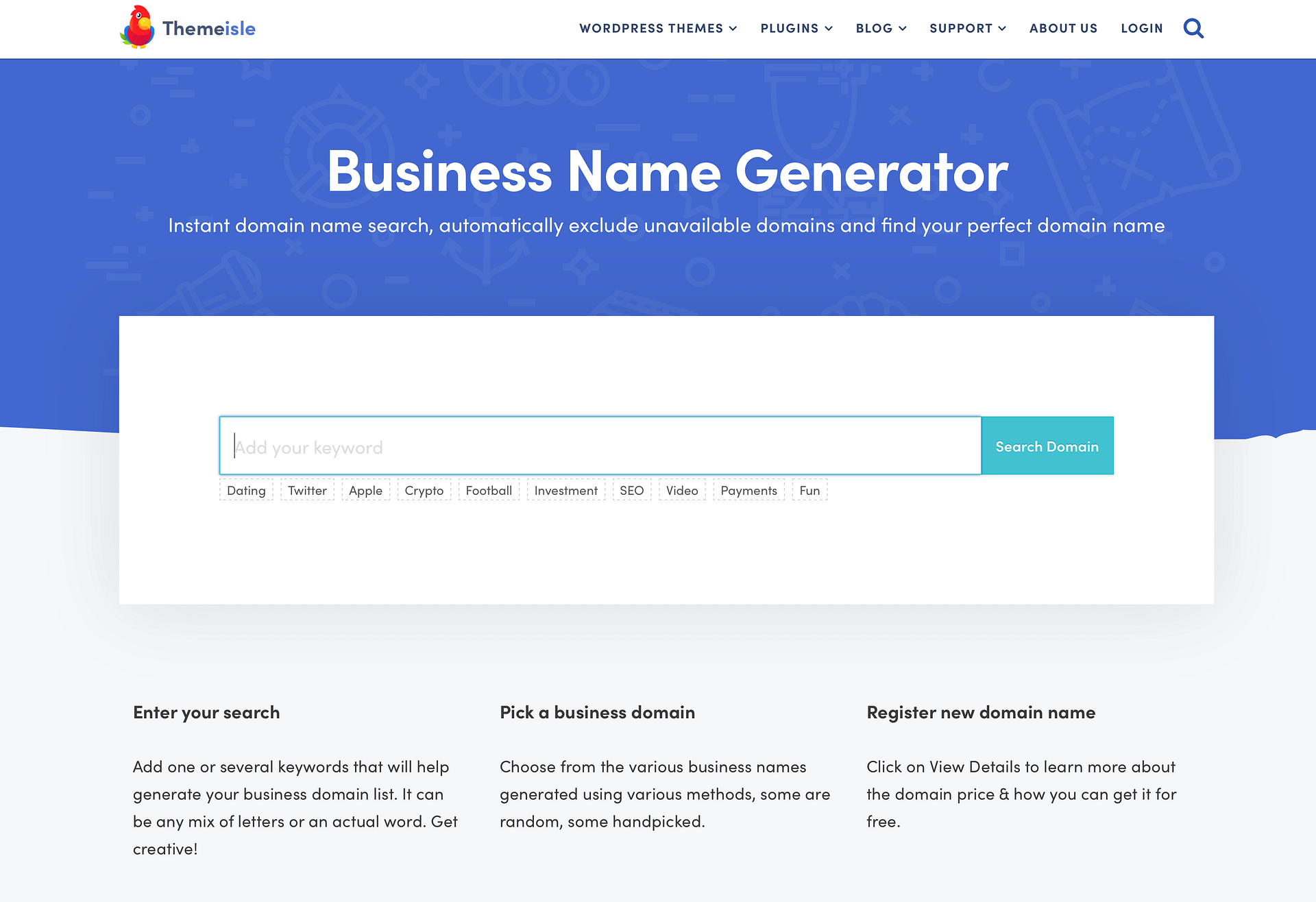 Automatic Business Name Generator