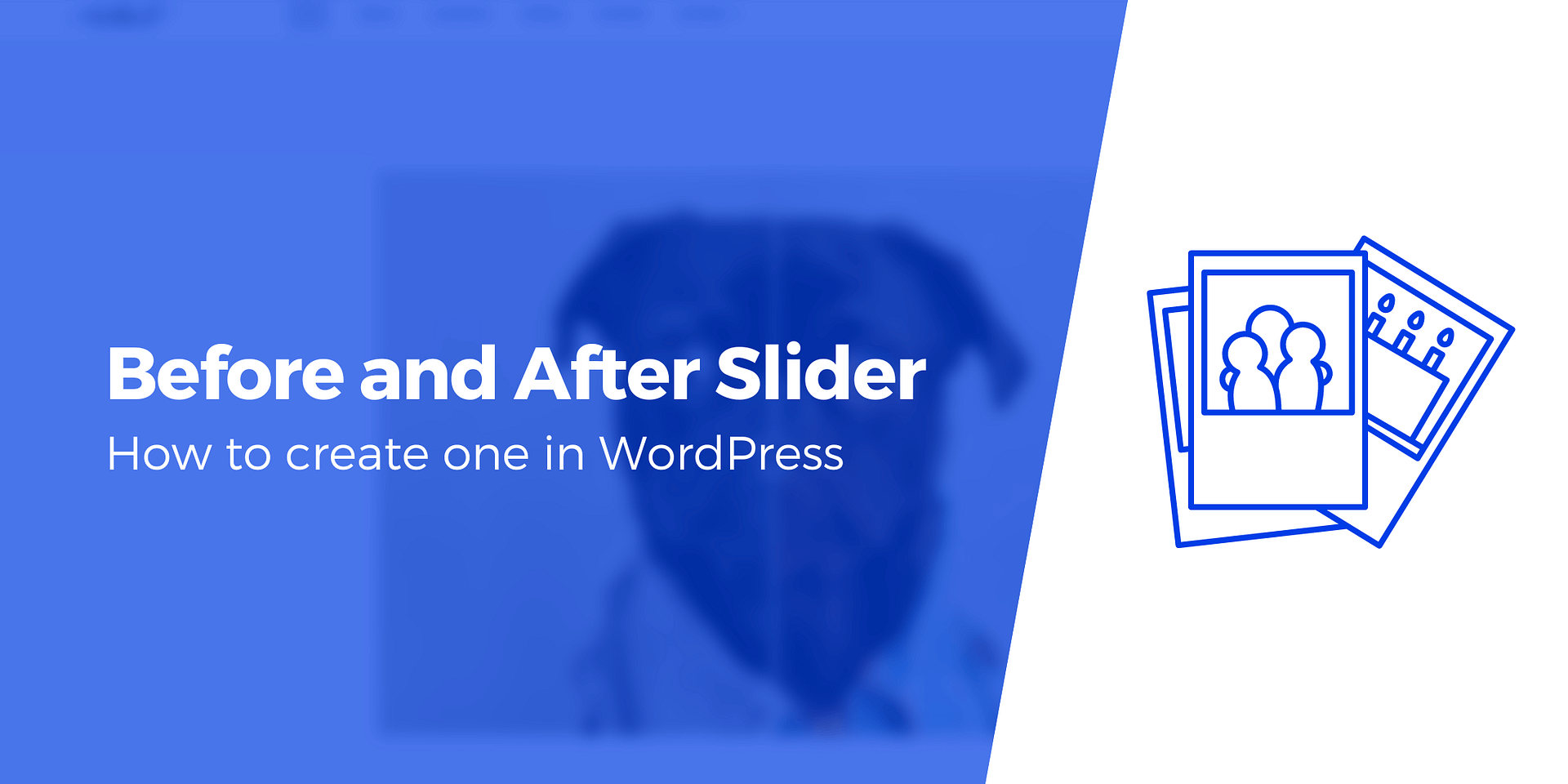How to Add a Before and After Photo Slider in WordPress