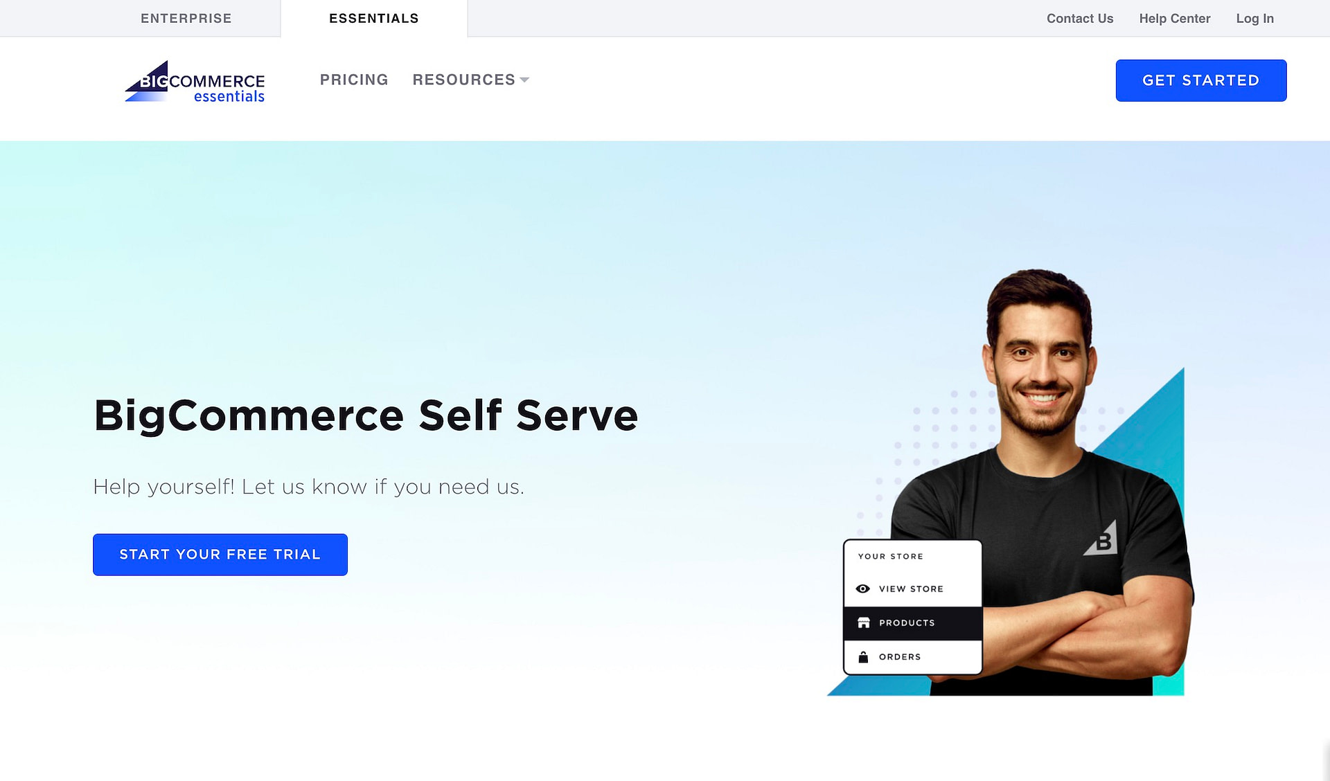 The BigCommerce ecommerce platform.