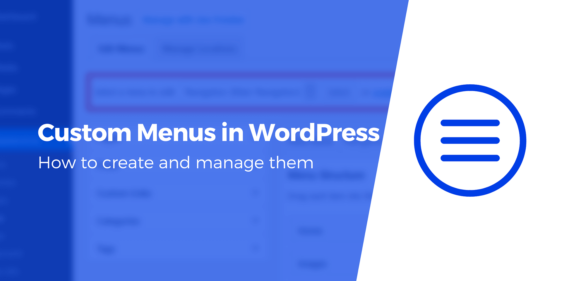 Adding a new WordPress menu item - Easy WP Guide