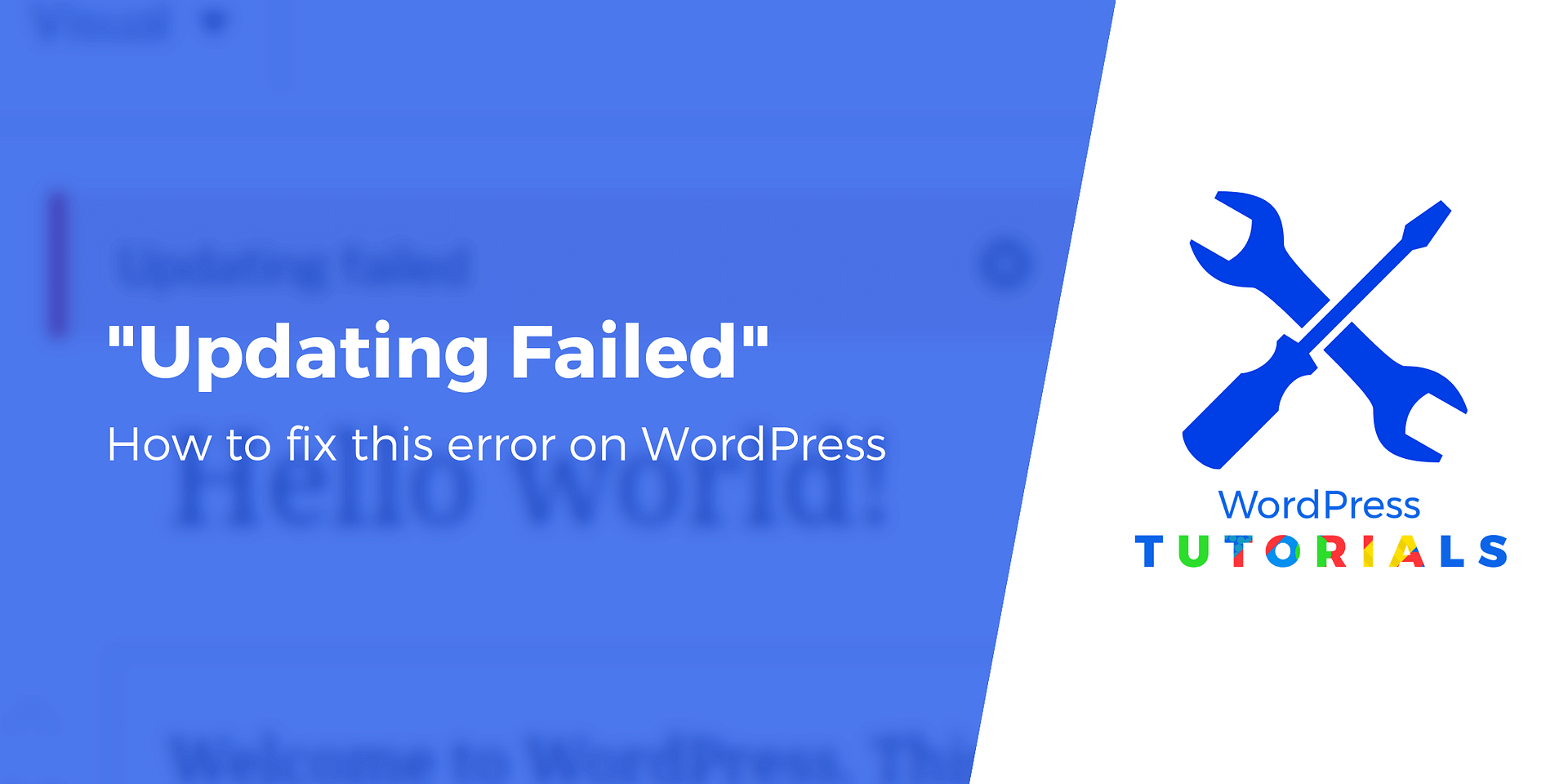 How to Fix Updating Failed. The Response is Not a Valid JSON Response