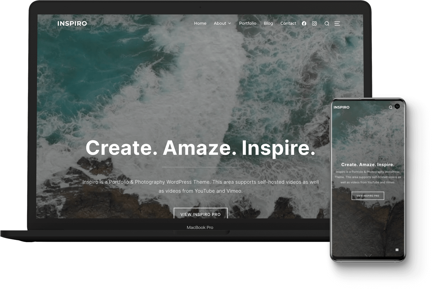 Inspiro is one of the best free Elementor themes